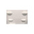 Lyons Elite 54" x 27" x 59" Fiberglass Mobile Home Bathtub Wall Surround - 3 Piece - Almond