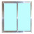 Pocahontas 30.75 x 40 Sliding Aluminum Mobile Home Exterior Window - Mill Finish