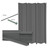 14' x 60' Mobile Home Skirting Kit - Premium Plus Solid Skirting