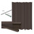 14' x 60' Mobile Home Skirting Kit - Premium Plus Solid Skirting