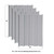Stylecrest Pre-Cut Eagle Deluxe Vented Vinyl Skirting Panel - 35" Pieces - Pack of 4 