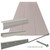 Rustique 16' x 70' Mobile Home Skirting Kit - Rapid Wall Skirting 