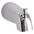2-Knob Tub and Shower Combo Faucet with Pop-Up Diverter - 8" - Brass Stem and Bonnet - Brass Underbody