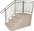 Stylecrest DuraGrip II Fiberglass Step - 8" Step Height - 38" x 48" Platform - 4 Steps - 32" Tall - 32" 