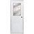 Dexter 32" x 72" Mobile Home Outswing Door with 9-Lite Window  - Clear Glass 