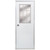 Dexter 32" x 72" Mobile Home Outswing Door with 9-Lite Window  - Clear Glass 