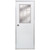 Dexter 32" x 76" Mobile Home Outswing Door with 9-Lite Window  - Clear Glass 
