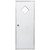 Dexter 32" x 78" Mobile Home Outswing Door with 10" x 10" Diamond Window  - Clear Glass 