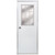 Dexter 34" x 80" Mobile Home Outswing Door with 9-Lite Window  - Clear Glass 