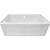 Lyons Elite 54" x 30" x 19" Fiberglass Mobile Home Bathtub - White