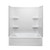 Lyons Elite 54" x 30" x 19" Fiberglass Mobile Home Bathtub - White