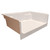 Lyons Industries Lyons Elite 54" x 42" x 19" Fiberglass Mobile Home Center Drain Garden Shower Base - Almond 
