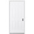 32" x 80" 6-Panel Primed Fiberglass Prehung Inswing House Type Exterior Door