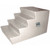 Economy Display Fiberglass Step - 8" Step Height - 36" x 24" Platform - 4 Steps - 32" Height