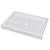 Watershed 42" x 60" Fiberglass Shower Pan - Center Drain - White
