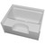 Watershed 54" x 41" x 25" Fiberglass Mobile Home Garden Tub - White
