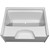 Watershed 54" x 41" x 25" Fiberglass Mobile Home Garden Tub - White
