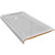 Lyons Elite 60" x 30" Fiberglass Shower Replacement Kit with 74" Linear Shower Wall Surround - White