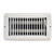 Metal Register - White - 4"