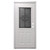 34" x 76" 6-Panel Outswing Steel Door - Texas Star Window