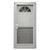 36" x 76" 6-Panel Fiberglass Combo Door - Sunburst Window