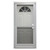 36" x 76" 6-Panel Fiberglass Combo Door - Sunburst Window