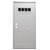 30" x 74" 6-Panel Outswing Steel Door - 4-Lite Window