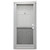 36" x 76" 6-Panel Fiberglass Combo Door - Knocker Viewer - Conventional Storm Door