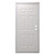 30" x 74" 6-Panel Outswing Steel Door