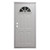36" x 80" 6-Panel Outswing Steel Door - Sunburst Window