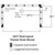Lyons Elite 54" x 27" Almond Center-Drain Fiberglass Shower Pan with 80" Calabria Flexstone Wall Surround Replacement Kit