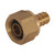 1/2" PEX x 1/2" Female Swivel Adapter Brass Crimp Fitting