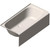 Lyons Victory 54" x 27" x 16" Fiberglass Mobile Home Bathtub - Almond