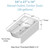 Lyons Victory 54" x 27" x 16" Fiberglass Mobile Home Bathtub - Almond