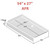 Lyons Industries Lyons Elite 54" x 27" x 5.5" Fiberglass Mobile Home Shower Base - White 