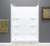 Lyons Industries Lyons Elite 54" x 27" x 5.5" Fiberglass Mobile Home Shower Base - White 