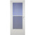 Larson 32" x 76" Mid-View Wood-Core Storm Door - White 