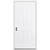 32" x 76" 6-Panel Primed Fiberglass Prehung Inswing House Type Exterior Door