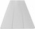 Rustique Rapid Wall Insulated Skirting Panel - White