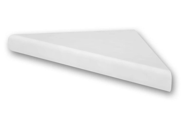  Flexstone Corner Shelf for Bathtub and Shower Wall Surround Kits - White 