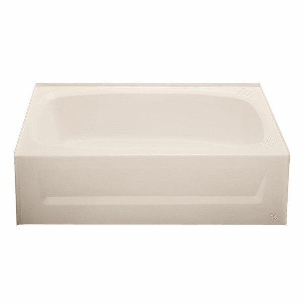  Better Bath  54" x 27" Heavy Gauge ABS Plastic Mobile Home Standard Bathtub - Almond 