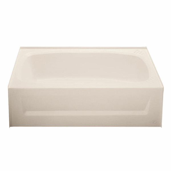 Better Bath 54" x 27" Heavy Gauge ABS Plastic Mobile Home Standard Bathtub - Almond