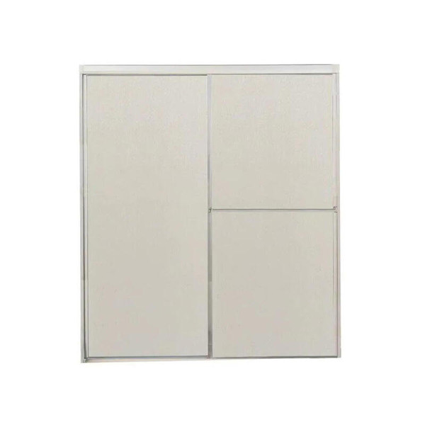Bi-Pass Sliding Shower Door - 54" x 68" - Frosted Glass
