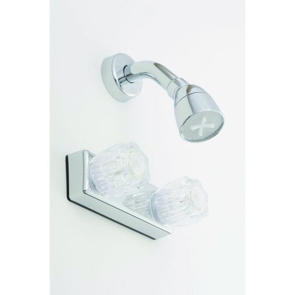 Mobile Home 4" Shower-Only Shower Head and Faucet - Chrome