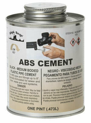 ABS Cement (Black) - Medium Bodied - 1 Pint