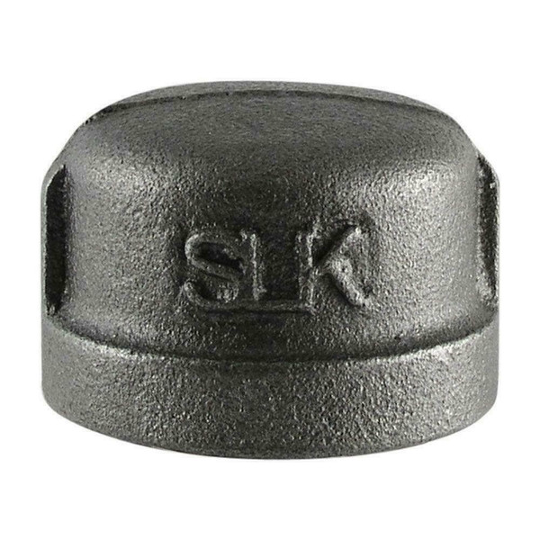 1/2" Black Iron Cap