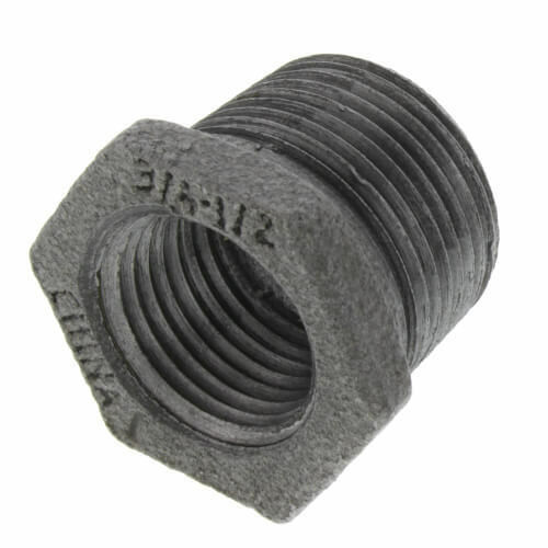 3/4" X 1/2" Black Pipe Bushing