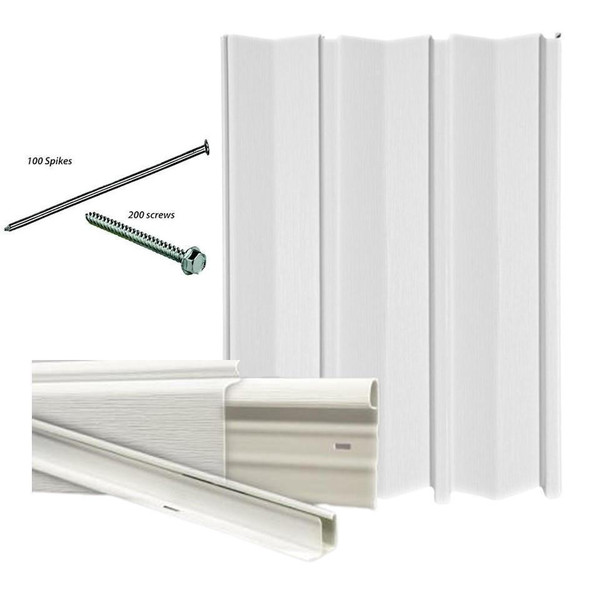Premium Plus 28' x 70' Mobile Home Skirting Kit - Premium Plus Solid Skirting 