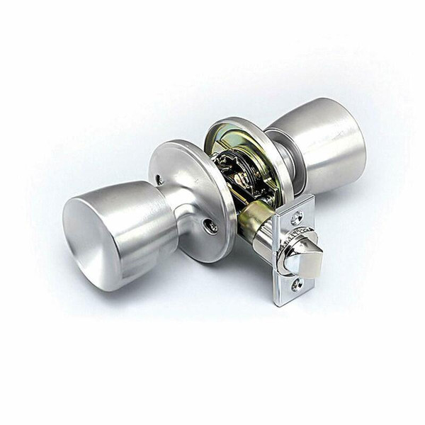 Mobile Home Interior Passage Knob Set - Stainless Steel