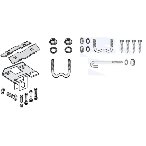 Tie Down Engineering Xi2 Ground Hardware Kit (1 - Lateral & 1 - Longitudinal Set) 